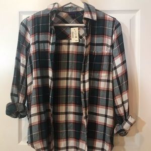 NWT Aeropostale Button Up Flannel Shirt